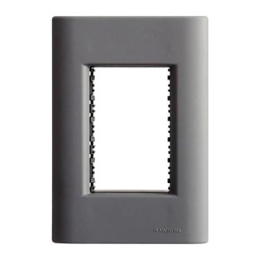 Imagem de Placa Giz 4X2 3P Titânio Soft Touch 57200066 Tramontina - TRAMONTINA E