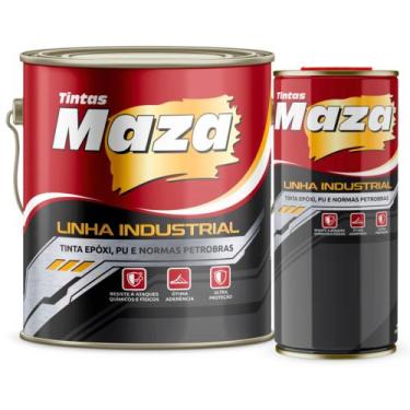 Imagem de Maza Kit Verniz Pu Incolor Alto Brilho Para Piso 3,6l