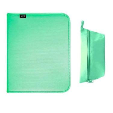 Imagem de Fichário Universitário Acp 4 Argolas Sweet Tom Pastel, Verde