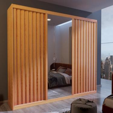 Imagem de Guarda Roupa Casal Petra 3 Portas 4 Gavetas Bom Pastor