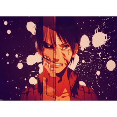 Imagem de Mouse Pad Attack on Titan Eren Yeager Armin Ymir Annie Leonhart Mikasa