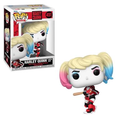 Imagem de Funko Pop Heroes DC Harley Quinn Arlequina com Bastão 451