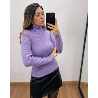 Imagem de Cacharrel Tricô - Luk Modas, Lavanda