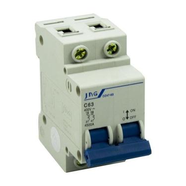 Imagem de Mini Disjuntor Bipolar 63a Curva C 3ka Jng