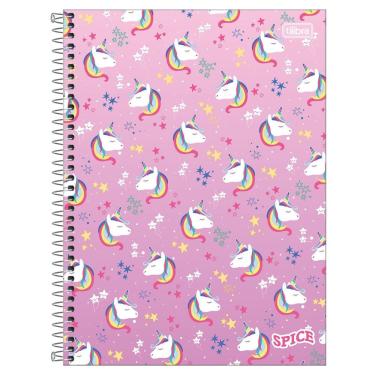 Imagem de Caderno Espiral Capa Dura Universitário Spice Feminino 192 Folhas 12 Matérias Tilibra Lilás