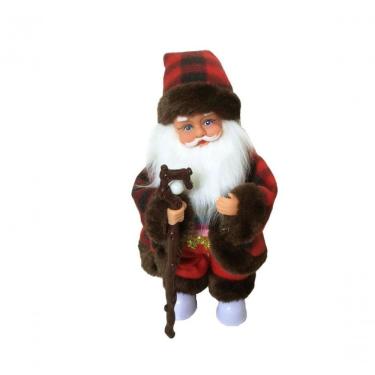 Imagem de Papai Noel Musical Com Movimento E Leds 29,5cm Ys8391