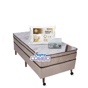 Imagem de Conjunto Castor Revolution Tecnopedic Solteiro 88x188x70cm