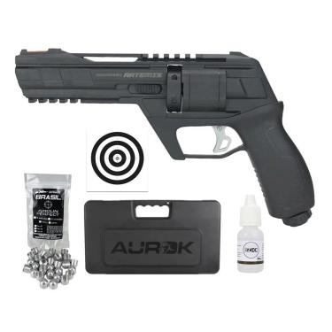 Imagem de Revólver Pressão Hdr Co2 Cp300 50 Case alvos Itens