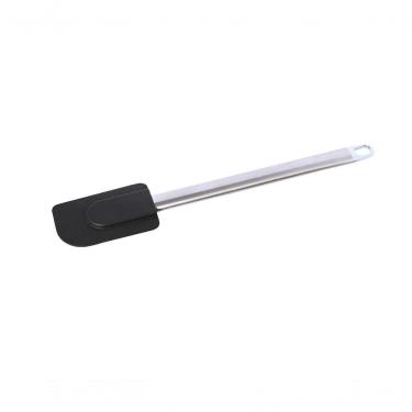 Imagem de Jogo 2 Espátulas P- Bolo Silicone Cabo Inox Preto Mimo Style