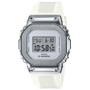 Imagem de Relógio masculino casio g-shock digital branco gm-s5600sk-7dr