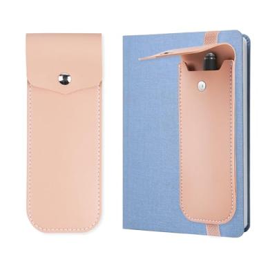 Imagem de Haecsfl Suporte De Caneta Com Elástico Ajustável Para Cadernos, Porta-Diários, Porta-Lápis, Acessórios Agenda Bíblica, Estojo Fofo (1-Rosa)