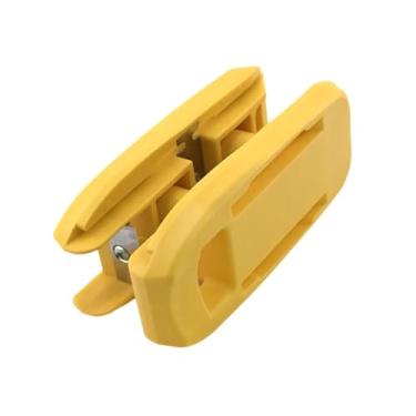 Imagem de Esquirla Aparador de fita de borda, ferramenta para marcenaria, prático, versátil e fácil de usar, plaina manual, cortador de fita de borda manual para, Amarelo