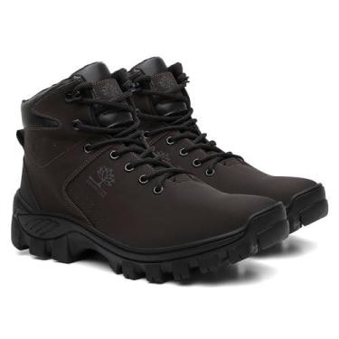 Imagem de Bota Adventure Masculino Coturno Relogio De Pulso Combinação Perfeita 