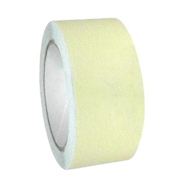 Imagem de Fenteer Fita adesiva que brilha no escuro, rolo de fita antiderrapante para escadas, resistente, alta tração, adesivo forte, fita de advertência segura, Puro Luminoso, 5 M
