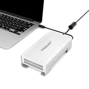 Imagem de USB4 V2 80Gbps compatível com Thunderbolt 5 para U.2/3 NVMe SSD Enclosure, até 7000Mb/s TB5 para U.2/3 (SFF-8639) Adaptador PCIe, capa externa de alumínio para SSD U.2 e U.3 de 2,5 polegadas
