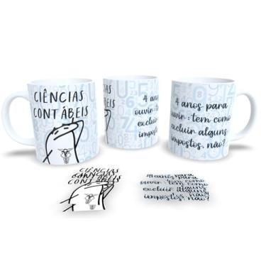 Imagem de Caneca de Profissão em Porcelana – Presente para Formatura ou Dia do Trabalho (Ciências contábeis)