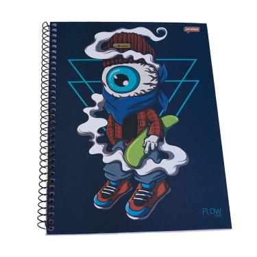 Imagem de Caderno Universitário Flow 1 Matéria 80 Folhas Jandaia 68755-88