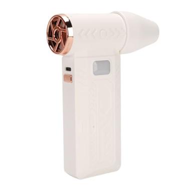 Imagem de Fockety Fluxo de Ar Elétrico Portátil de Alta Velocidade Fluxo de Ar Forte Mini Soprador para Limpeza Diária e Secagem de Animais de Estimação, Com Luz Embutida, Ideal para Aventuras de (Branco)