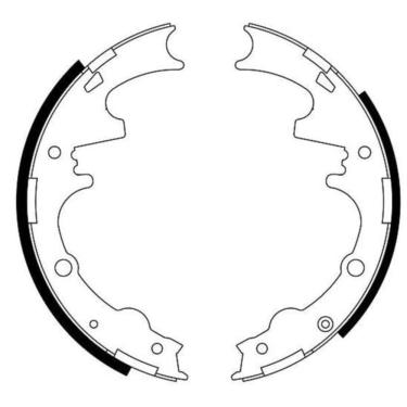 Imagem de Sapata De Freio Traseiro - B3000 9 1994 A 1997 / B4000 9 1994 A 1997 / Mazda B2300 9 1994 A 1997 / Ranger 9 1994 A 1997 - 203110