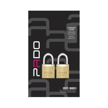 Imagem de Cadeado Pado 2e-25mm (2 Msm Segr/4 Chaves Iguais) Bl