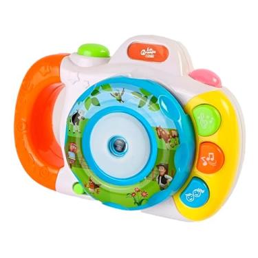 Imagem de Câmera Projetor Musical Infantil com Luzes e Sons, 32 Imagens Coloridas, Rotação 360°, 7x12cm