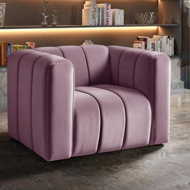 Imagem de Poltrona Decorativa Retrô Moderna Sala de Estar - BELLA DECOR