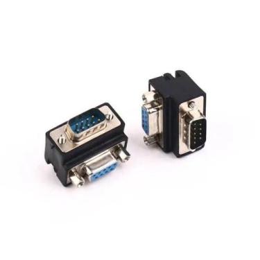 Imagem de Adaptador Vga M/F 90 Graus 15 Pinos para PC/Notebook - Keedi