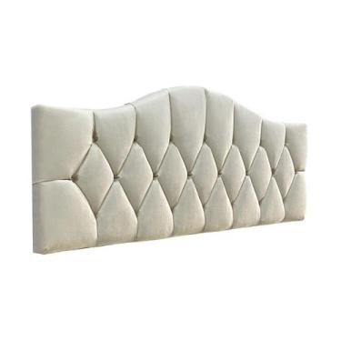 Imagem de Cabeceira Capitonê Provençal Cama Box Estofada Luxo Suede RBL, Queen P