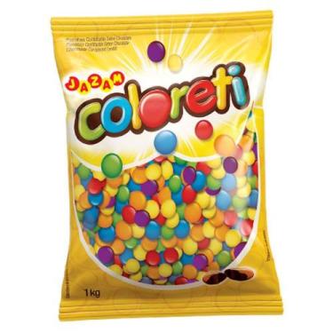 Imagem de Confeito de Chocolate Coloreti 1kg - Jazam