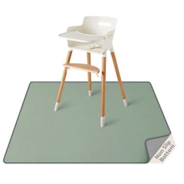 Imagem de Baby Splat Mat Blissful Diary impermeável lavável verde sálvia
