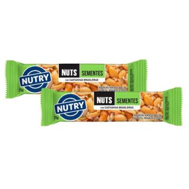 Imagem de Kit 2 Barra de Nuts Nutry Semente 25g