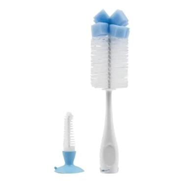 Imagem de Escova Buba com Ventosa e Limpador de Bico Azul