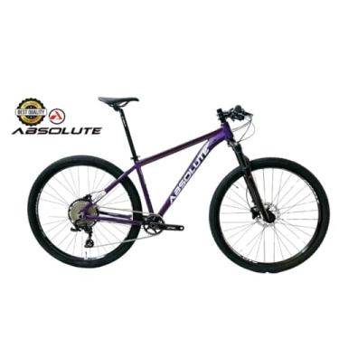 Imagem de Bicicleta Aro 29 Nero 5 Peças Inteira Absolute 12v Hollowtech Freio a Disco Hidráulico k7 11/52 Garfo Trava no Guidão (Roxo, 13.8)