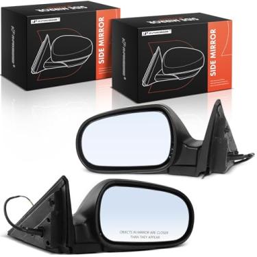 Imagem de A-Premium Par (2) espelhos retrovisores elétricos do lado do motorista e do passageiro - compatível com Honda Prelude 1997 1998 1999 2000 2001 - Espelho retrovisor externo externo preto não aquecido