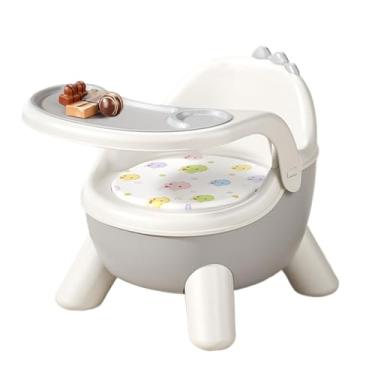 Imagem de Cadeira de Alimentação para Bebés,Assento Elevatório Infantil para Refeições com | Assento de Mesa Portátil para Criança com 2 Bandejas Removíveis para Viagem Meninos Meninas