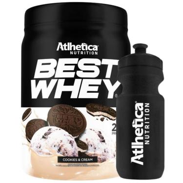 Imagem de Best Whey Isolado Hidro Cookies Cream 450g Squeeze Atlhetica-Unissex