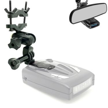 Imagem de AccessoryBasics Suporte para detector de radar de espelho retrovisor de carro para detector de radar Whistler (série CR) Requer pelo menos 2,5 cm de espaço de haste transparente para instalar!