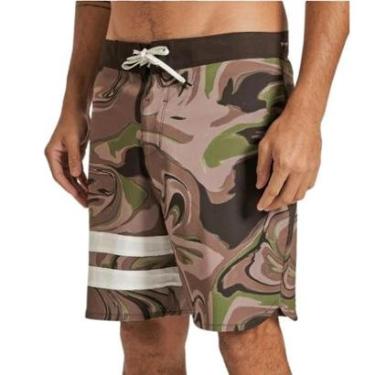 Imagem de Bermuda Hurley Phantom Block Party Camuflada Marrom-Masculino