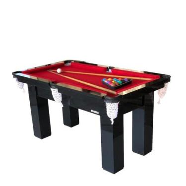 Imagem de Mesa de sinuca bilhar snooker RM3 Engers preta Base Ultra tecido Verme