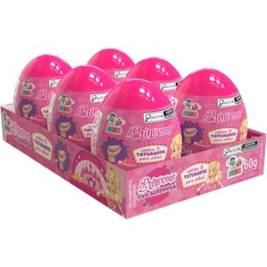 Imagem de Kit com 06 Unidades de Doce, Divino Kids, Ovo Surpresa, Princesas