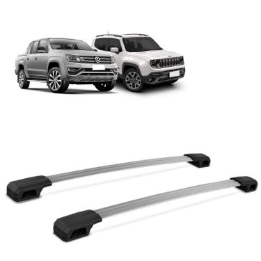 Imagem de Rack de Teto Travessa Bepo Elite Universal Alumínio Polido