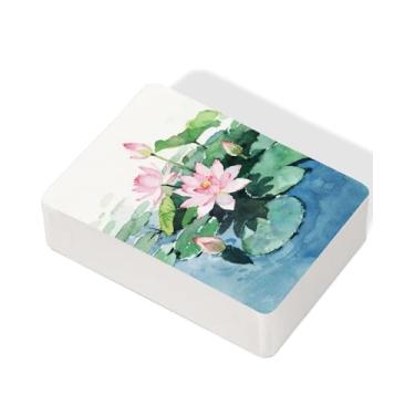 Imagem de Lightwish Caderno de desenho de aquarela com 60 folhas de 8,9 x 13 cm, 300 gsm/63,5 kg, caderno de pintura quadrada portátil com tamanho de viagem, caderno de desenho quadrado em aquarela