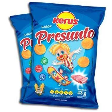 Imagem de Salgadinho kerus 43g presunto c/10