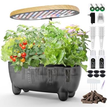 Imagem de DRYADES Sistema de cultivo hidropônico de 12 cápsulas, jardim interno de ervas com lâmpada LED para crescimento, kit de germinação de plantas (sem sementes), cozinha doméstica, ideias de presente para