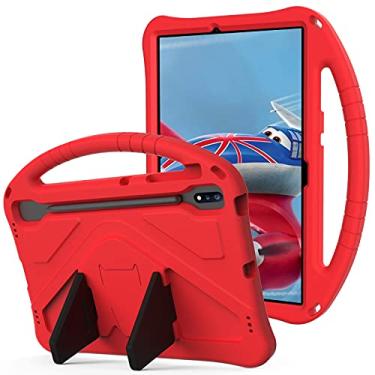 Imagem de YRH Capa para Samsung Galaxy Tab S10 Plus de 12,4 polegadas 2024, capa para Galaxy Tab S9 FE Plus 2023, capa para Galaxy Tab S9 Plus 31.5 cm Kids 2023, capa à prova de choque de EVA com suporte,