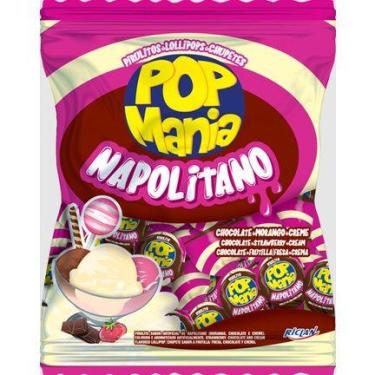 Imagem de Pirulito Napolitano Pop Mania 600g - Riclan