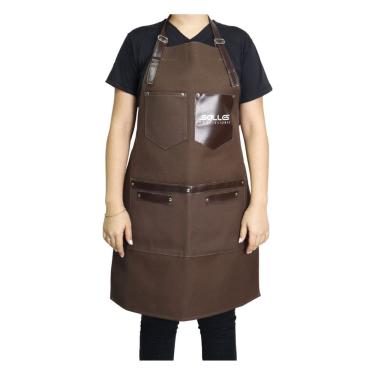 Imagem de Avental Para Cabeleireiro Barbeiro Premium Algodão Salles