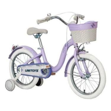 Imagem de Bicicleta Retrô Lilás e Rosa Aro 16 Unitoys, Retrô lilás