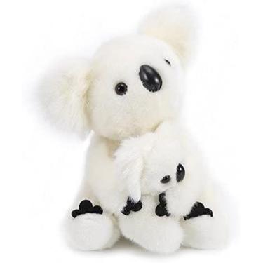 Imagem de HUOGUO Koala Bicho de Pelúcia Mama Koala Bear Hold Baby Plush Toy Bran