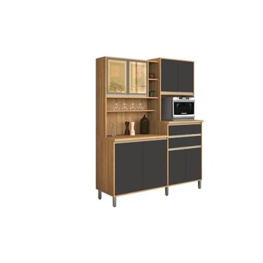 Imagem de Cozinha Modelo Gabi 8 Portas 1,57m De Largura Guarda Panelas Objetos Material Premium Área Goumert Sambare Decora